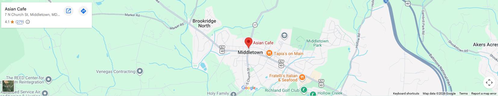 Location 7 N Church St, Middletown, MD 21769
