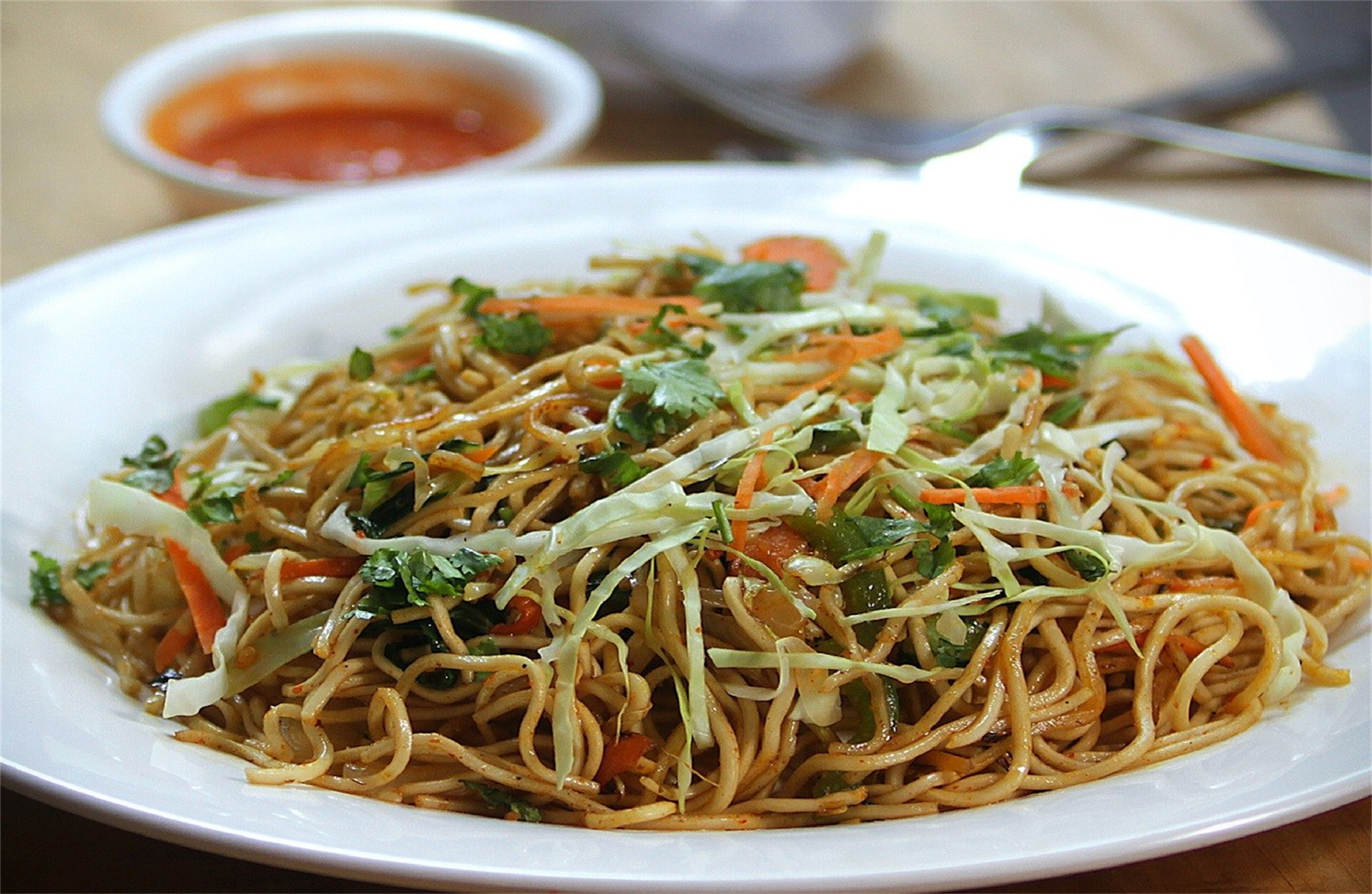 Vegetable Chow Mein at Asian Cafe, Chinese Restaurant in Middletown